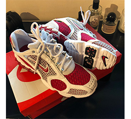WOMAN NIKE ZOOM SPIRIDON CAGE 2 WHITE RED