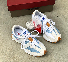 NEW BALANCE 327 x Levis (WOMAN) light jeans