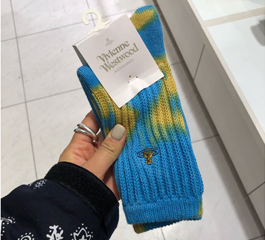 Vivienne Westwood socks tie-dye