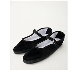 drogheria crivellini Papusse Mary Jane velvet BLACK