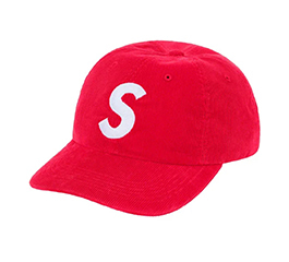 Supreme Fine Wale Corduroy S Logo 6-Panel 