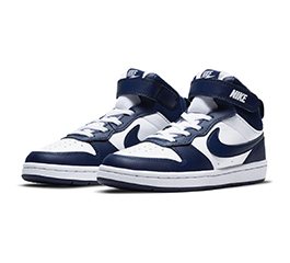 NIKE KIDS COURT BOROUGH MID 2 NAVY