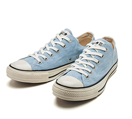 CONVERSE ALL STAR US FRAYED DENIM OX BLUE
