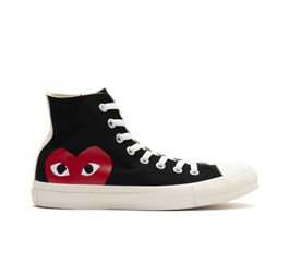 Comme Des Garçons Play x Converse HI BLACK