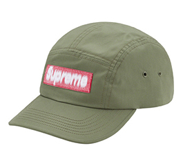 Supreme Reversed Label Camp Cap