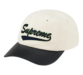 Supreme Leather Visor 6-Panel 