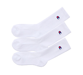 (KIDS) CHAMPION 21SS 3PAC LONG SOCKS