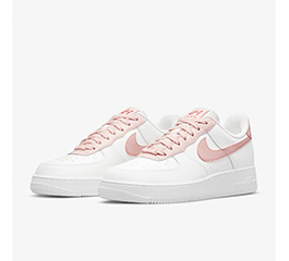 NIKE WMNS AIR FORCE 1  LOW ’07  PINK / WHITE