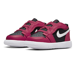 (BABY) NIKE TD AIR JORDAN 1 LOW VERY BERRY