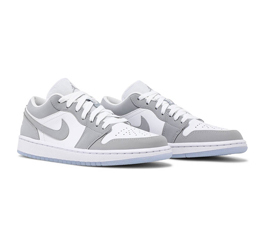 WMNS NIKE AIR JORDAN 1 LOW  ＂WHITE WOLF GREY＂