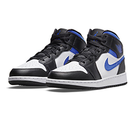 GS NIKE AIR JORDAN 1 MID ＂RACER BLUE＂