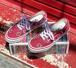 VANS X BEDWIN OG AUTHENTIC LX VAULT RED MIX