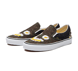 VANS CLASSIC SLIP-ON FLOWER SMILE