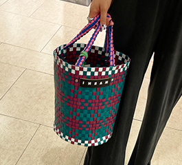 MARNI MARKET FLORAL BUCKET BAG