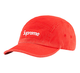 Supreme Washed Chino Twill Camp Cap