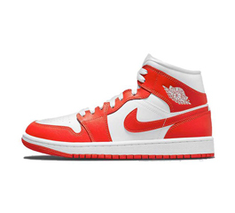 WMNS NIKE AIR JORDAN 1 MID ＂WHITE / ORANGE＂