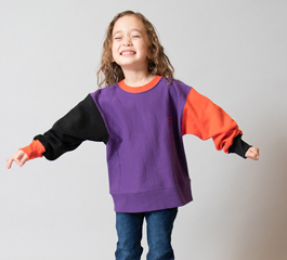 21FW KIDS CHAMPION REVERSE WEAVE® MULTI SWEATSHIRT 