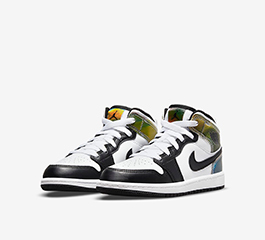 KIDS NIKE AIR JORDAN 1 MID ＂HEAT SENSITIVE PANELS＂