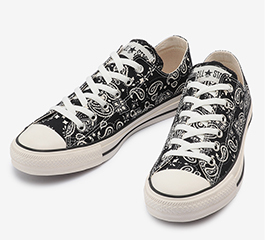 CONVERSE ALL STAR BANDANA OX BLACK