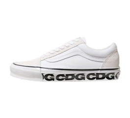 CDG x VANS OLD SKOOL LX WHITE