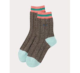 Vivienne Westwood eco wool cable cool socks 