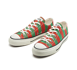 CONVERSE ALL STAR BURKINAFASO-TEXTILE OX RED / GREEN