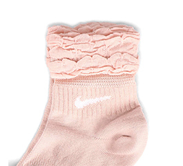 NIKE U NK EVERYDAY ANKLE SOCKS PINK OXFORD/WHITE