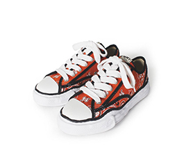 PETERSON OG Sole Canvas Bandana Low-top Sneaker MAISON MIHARA YASUHIRO ORANGE