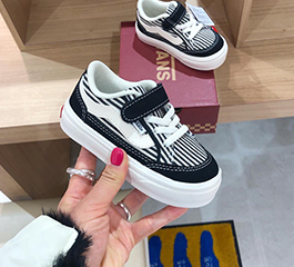 VANS KIDS FALKEN STRIPE BLACK