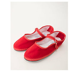 drogheria crivellini Papusse Mary Jane velvet RED