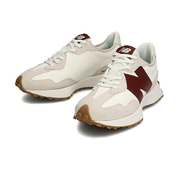 NEW BALANCE WS327 KA WHITE/BURGUNDY