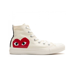 Comme Des Garçons Play x Converse HI WHITE