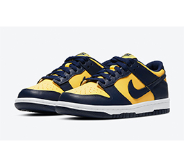 (KIDS) NIKE PS DUNK LOW ＂MICHIGAN＂ 