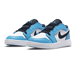 KIDS NIKE AIR JORDAN 1 LOW  ＂UNIVERSITY BLUE＂