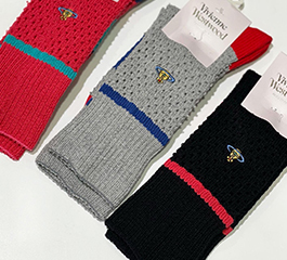 Vivienne Westwood one point socks knit