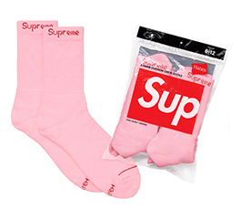 Supreme® / Hanes® Crew Socks (4Pack)
