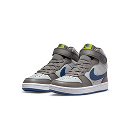 NIKE KIDS COURT BOROUGH MID 2 PSV GREYFOG / MYTNY