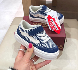 VANS KIDS FALKEN STRIPE NAVY