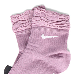NIKE U NK EVERYDAY ANKLE SOCKS  AMETHYST WAVE/WHITE 