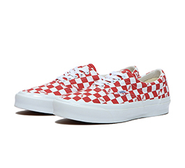 VANS OG ERA LX  CHECKERBOARD RED