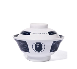 A BATHING APE SOLID CAMO DONBURI (JAPANESE RICE BOWL) M
