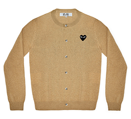 (women) PLAY COMME des GARÇONS Ladies’ Cardigan (Beige)
