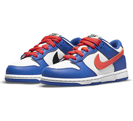 (KIDS) NIKE PS DUNK LOW ＂ORANGE BLUE＂ 