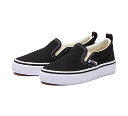 VANS SLIP ON BLACK (14-18)