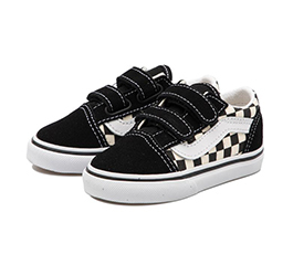 BABY VANS OLD SKOOL (CHK)BLK/WHT