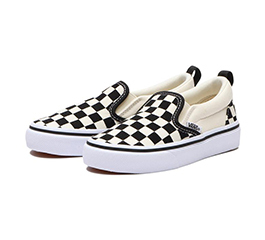 VANS SLIP ON BLK/WHT CHK (14-22)