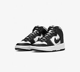 NIKE WMNS DUNK HIGH REBEL Black/White