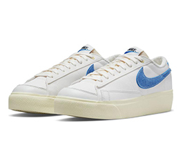 NIKE W BLAZER LOW PLATFORM SAIL/GAMERL