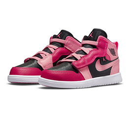 KIDS NIKE AIR JORDAN 1 MID ALT PS ＂CORAL CHALK＂