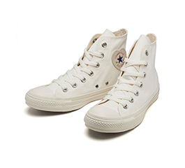 CONVERSE ALL STAR HEART PATCH HI WHITE